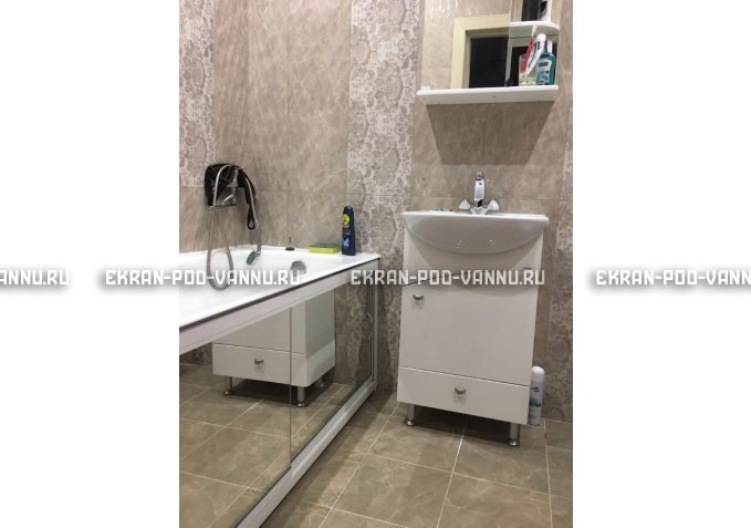 Раздвижной экран EUROPLEX Роликс Зеркальный – купить по цене 9700 руб. в интернет-магазине в городе Мурманск картинка 5