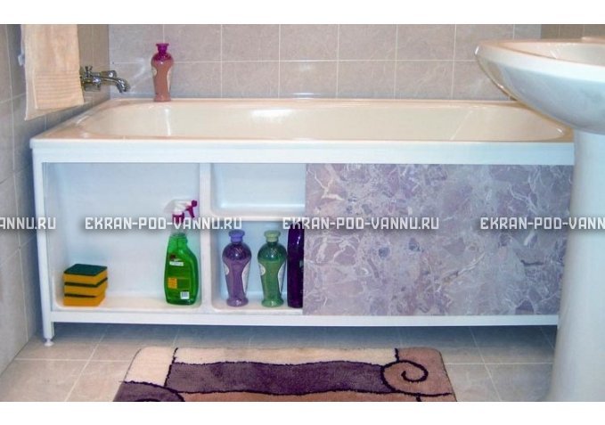 Экран с полочкой - Белый – купить по цене 7150 руб. в интернет-магазине в городе Мурманск картинка 2