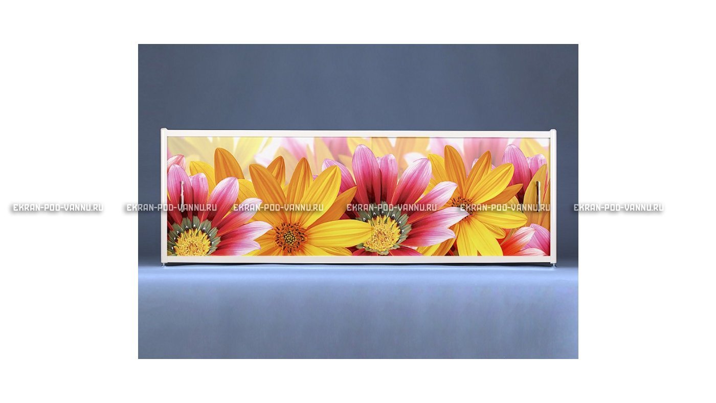Раздвижной ФОТО экран - Flowers – купить по цене 8500 руб. в интернет-магазине в городе Мурманск картинка 6