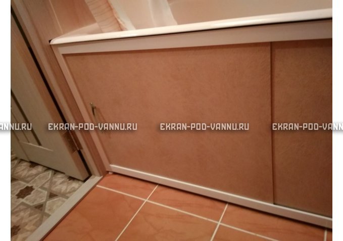 Раздвижной экран EUROPLEX Комфорт бежевый – купить по цене 6750 руб. в интернет-магазине в городе Мурманск картинка 2