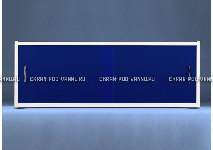 Раздвижной экран EUROPLEX Комфорт синий – купить по цене 6750 руб. в интернет-магазине в городе Мурманск картинка 1