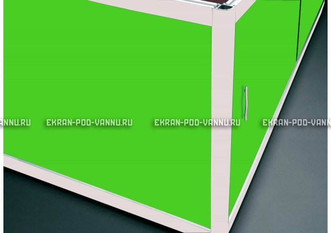 Торцевой экран EUROPLEX Комфорт салатовый – купить по цене 8760 руб. в интернет-магазине в городе Мурманск картинка 1