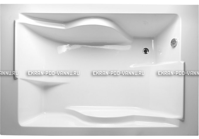 Акриловая ванна Vayer Coral 180x120 – купить по цене 33850 руб. в интернет-магазине в городе Мурманск картинка 2