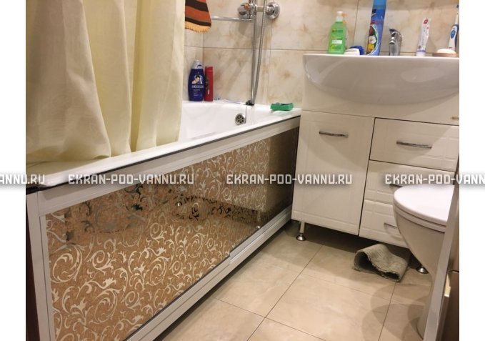 Раздвижной экран EUROPLEX Роликс Золото – купить по цене 12500 руб. в интернет-магазине в городе Мурманск картинка 1