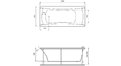 Акриловая ванна Relisan Loara 180x80 – купить по цене 23580 руб. в интернет-магазине в городе Мурманск картинка 17