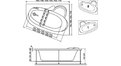 Акриловая ванна Relisan Ariadna 150x110 – купить по цене 24690 руб. в интернет-магазине в городе Мурманск картинка 13