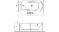 Акриловая ванна Relisan Elvira 150x75 – купить по цене 15260 руб. в интернет-магазине в городе Мурманск картинка 13
