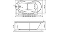 Акриловая ванна Relisan Lada 170x75 – купить по цене 14850 руб. в интернет-магазине в городе Мурманск картинка 13