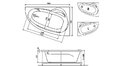 Акриловая ванна Relisan Zoya 140x90 – купить по цене 19000 руб. в интернет-магазине в городе Мурманск картинка 13