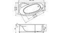 Акриловая ванна 1MarKa Gracia 170x100 – купить по цене 20270 руб. в интернет-магазине в городе Мурманск картинка 17