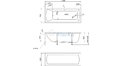 Акриловая ванна 1MarKa Modern 150x70 – купить по цене 9210 руб. в интернет-магазине в городе Мурманск картинка 17