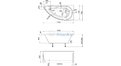 Акриловая ванна 1MarKa Piccolo 150х75 – купить по цене 11310 руб. в интернет-магазине в городе Мурманск картинка 25