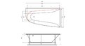Акриловая ванна Vayer Boomerang 180x100 – купить по цене 53030 руб. в интернет-магазине в городе Мурманск картинка 18