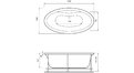 Акриловая ванна Vayer Beta 194x100 – купить по цене 56340 руб. в интернет-магазине в городе Мурманск картинка 17